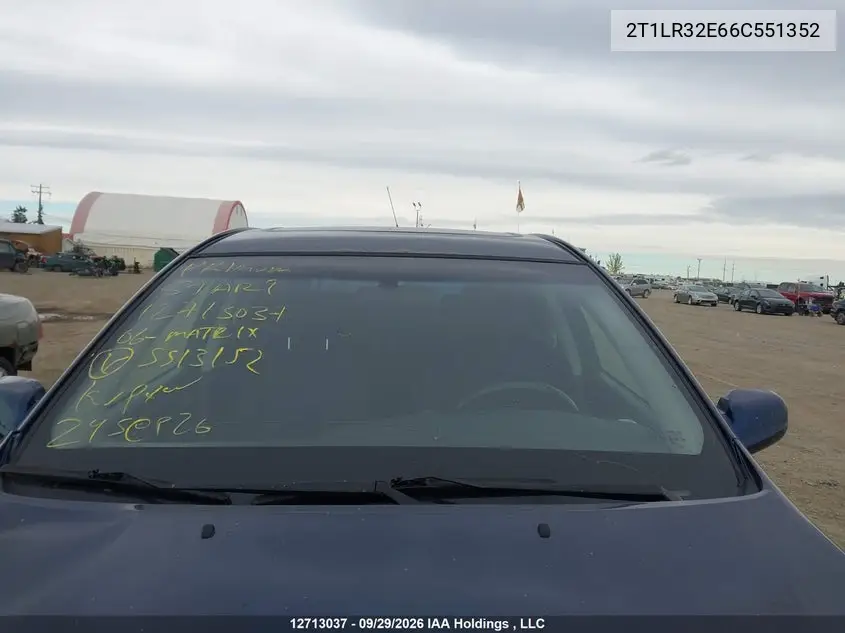 2006 TOYOTA MATRIX VIN 2T1LR32E66C551352 — фото 18