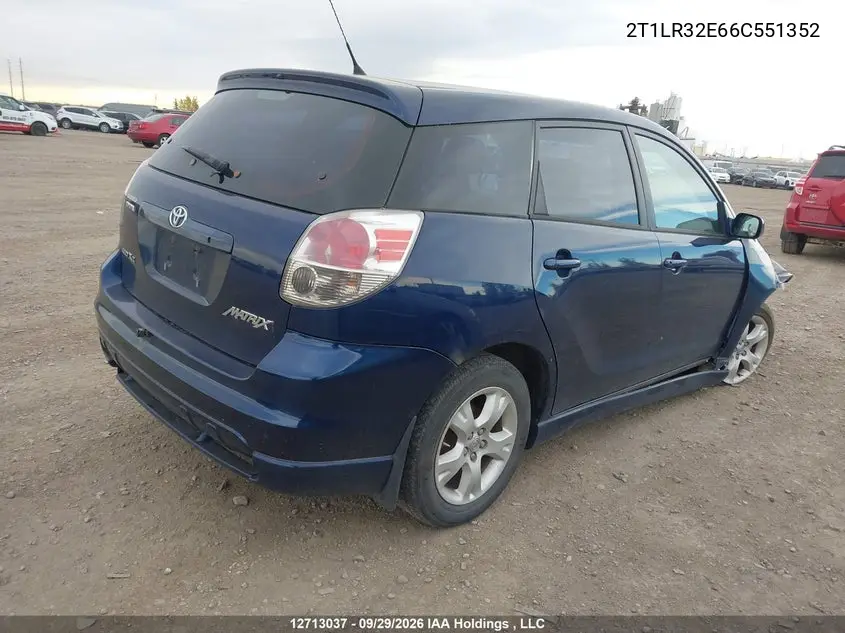 2006 TOYOTA MATRIX VIN 2T1LR32E66C551352 — фото 4