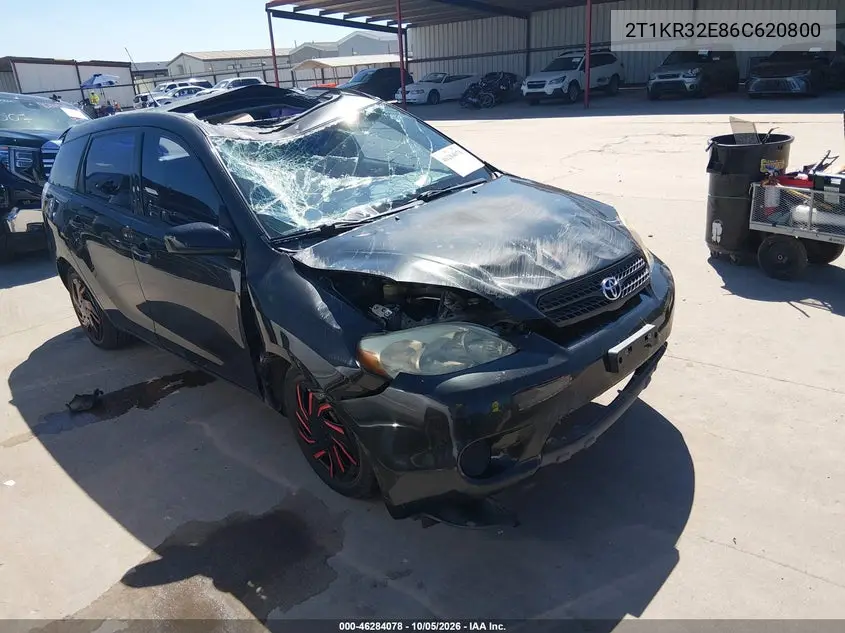 TOYOTA MATRIX 2006, VIN 2T1KR32E86C620800