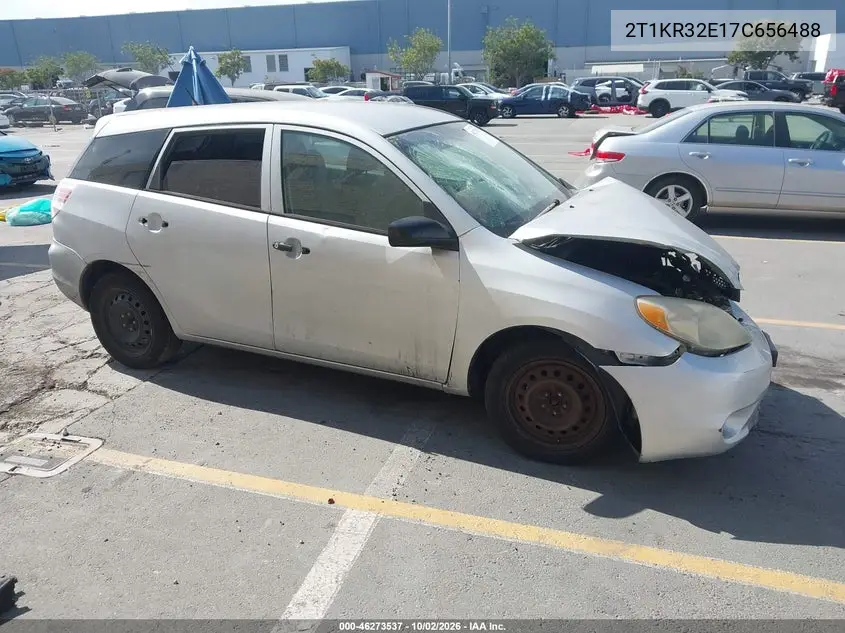 TOYOTA MATRIX 2007, VIN 2T1KR32E17C656488