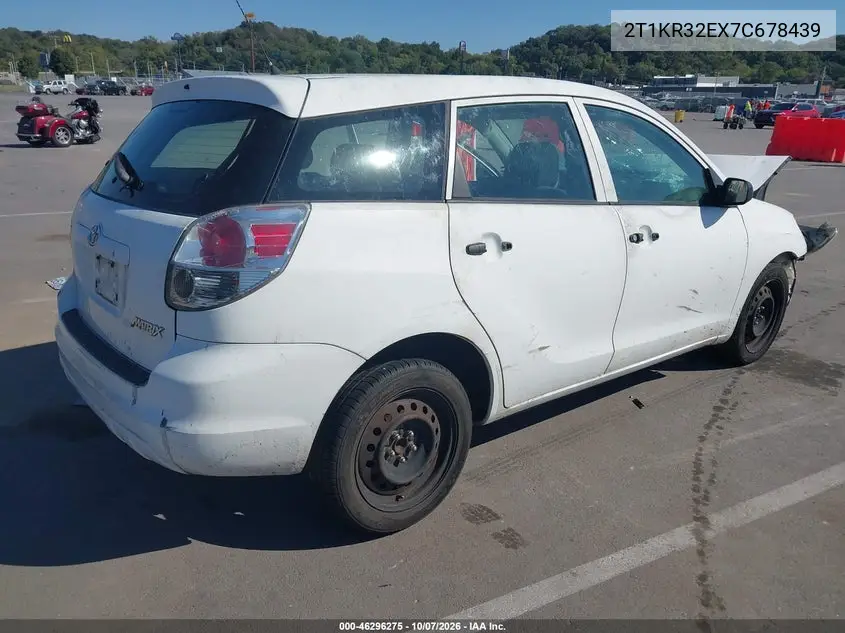 2007 TOYOTA MATRIX VIN 2T1KR32EX7C678439 — фото 4