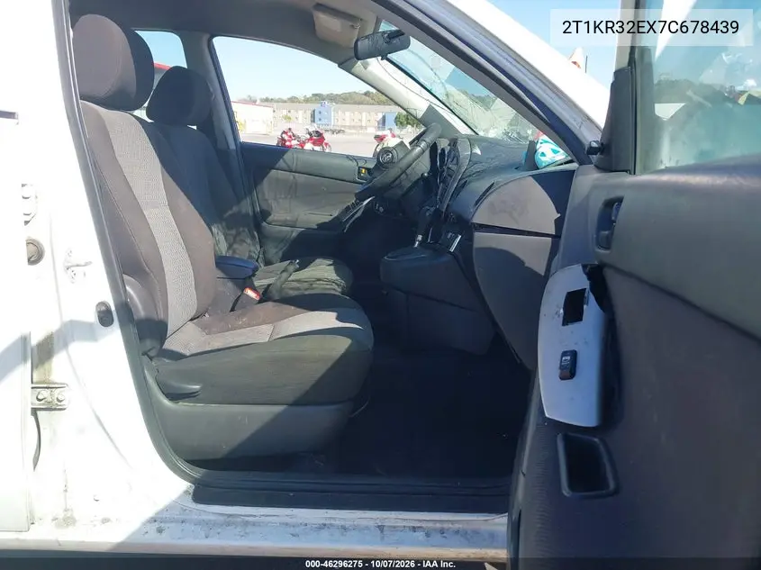 2007 TOYOTA MATRIX VIN 2T1KR32EX7C678439 — фото 5