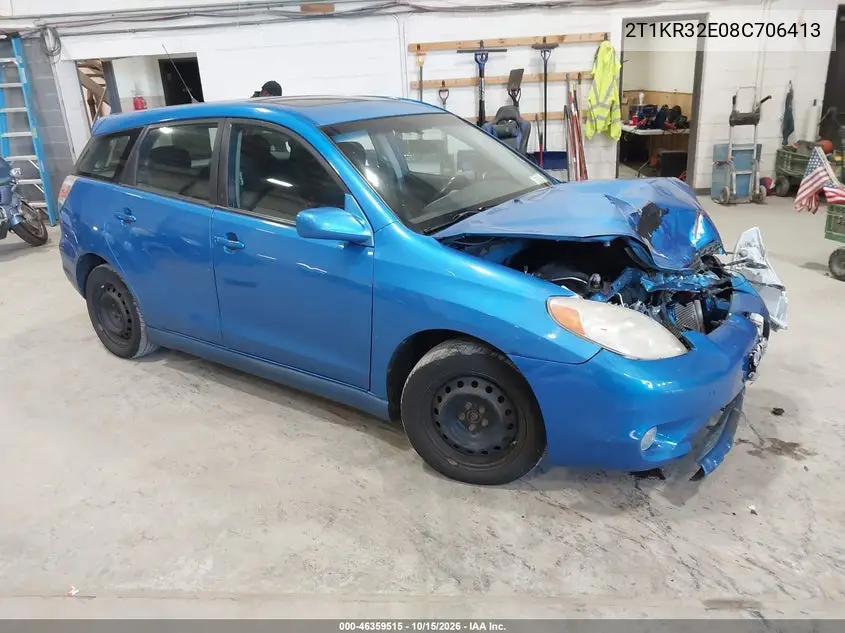 TOYOTA MATRIX 2008, VIN 2T1KR32E08C706413