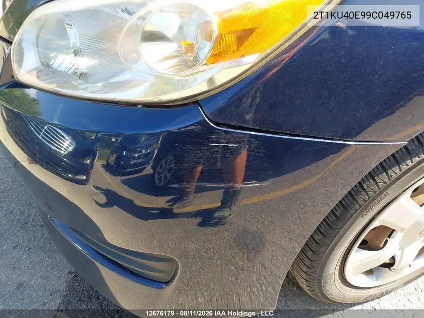 2009 TOYOTA MATRIX VIN 2T1KU40E99C049765 — фото 12