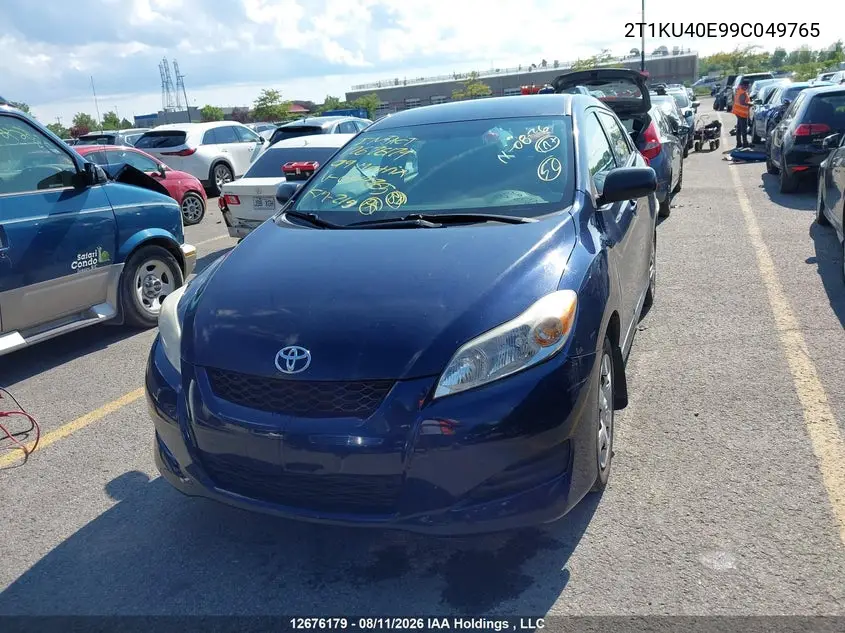2009 TOYOTA MATRIX VIN 2T1KU40E99C049765 — фото 13