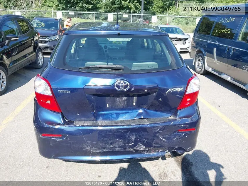 2009 TOYOTA MATRIX VIN 2T1KU40E99C049765 — фото 17
