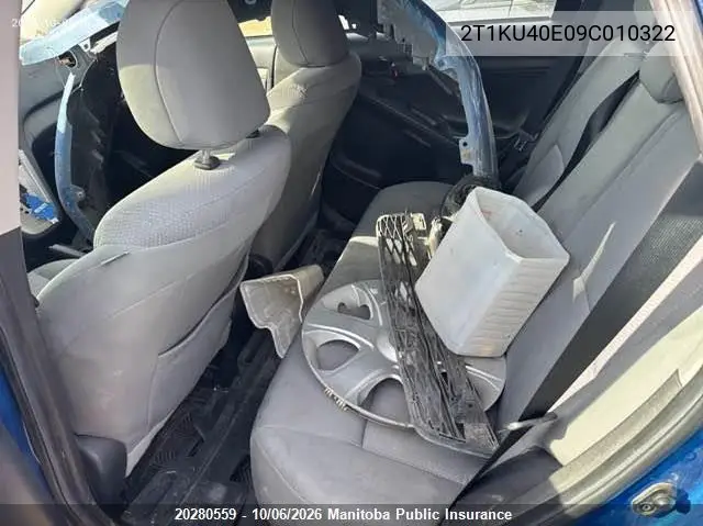 2009 TOYOTA MATRIX VIN 2T1KU40E09C010322 — фото 8