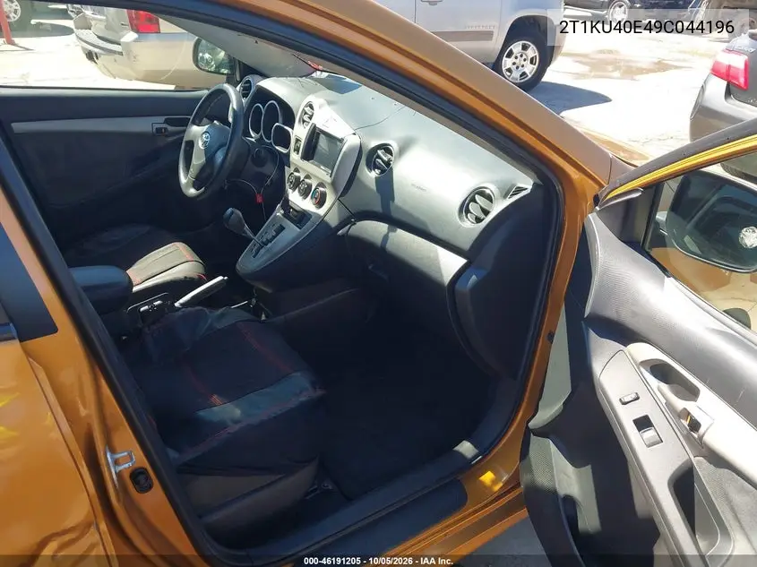 2009 TOYOTA MATRIX VIN 2T1KU40E49C044196 — фото 5