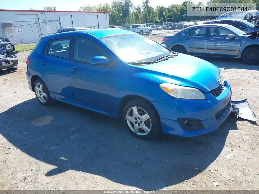 TOYOTA MATRIX 2009, VIN 2T1LE40E69C010844
