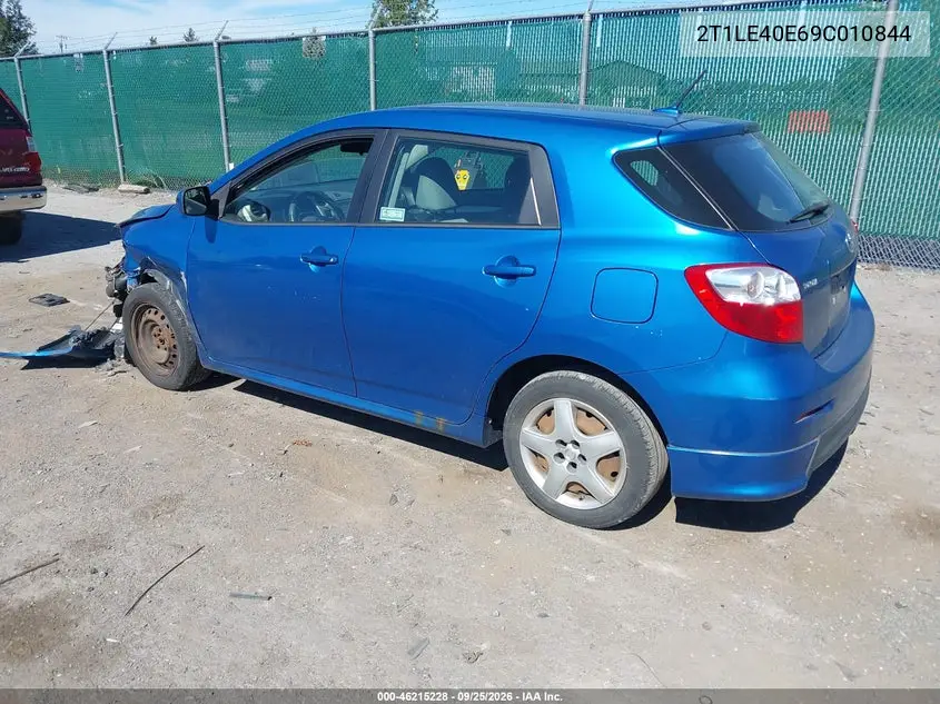 2009 TOYOTA MATRIX VIN 2T1LE40E69C010844 — фото 3