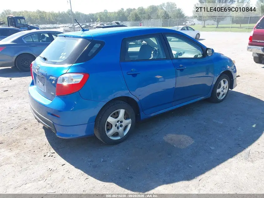 2009 TOYOTA MATRIX VIN 2T1LE40E69C010844 — фото 4