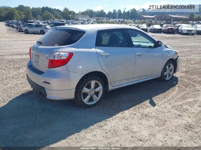 2009 TOYOTA MATRIX VIN 2T1LE40E89C006889 — фото 4