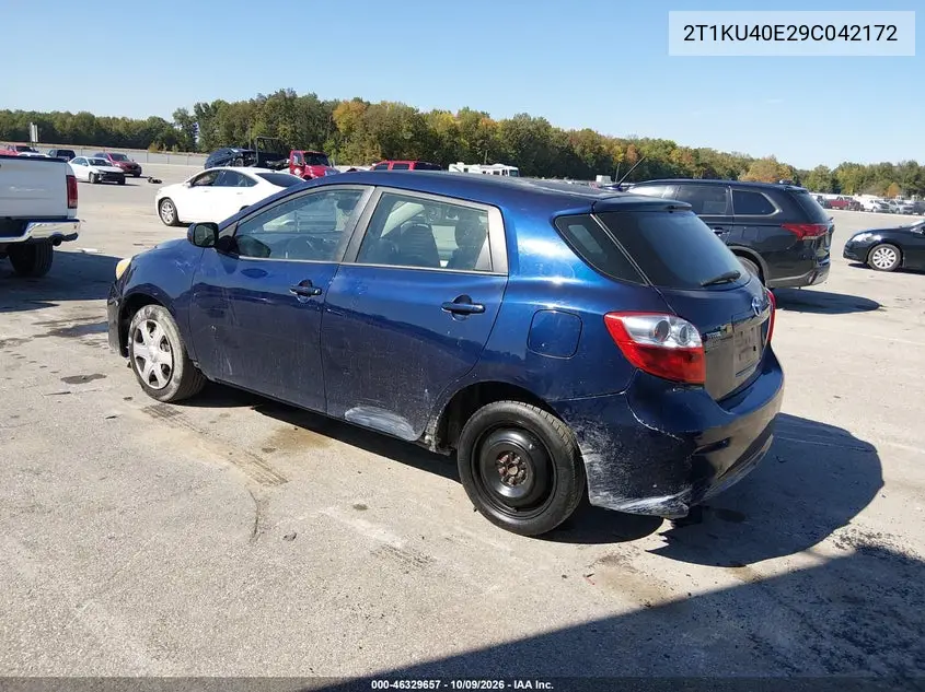2009 TOYOTA MATRIX VIN 2T1KU40E29C042172 — фото 3