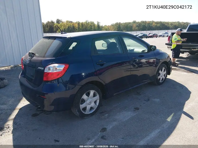 2009 TOYOTA MATRIX VIN 2T1KU40E29C042172 — фото 4