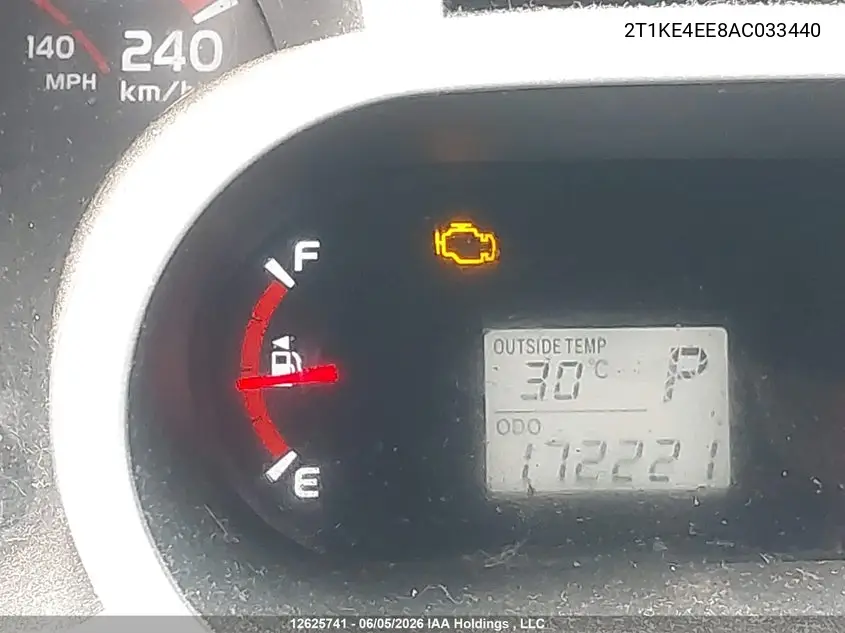 2010 TOYOTA MATRIX VIN 2T1KE4EE8AC033440 — фото 14