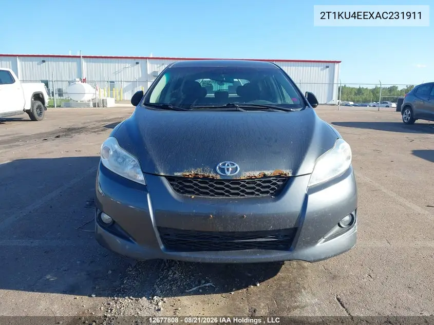 2010 TOYOTA MATRIX VIN 2T1KU4EEXAC231911 — фото 12