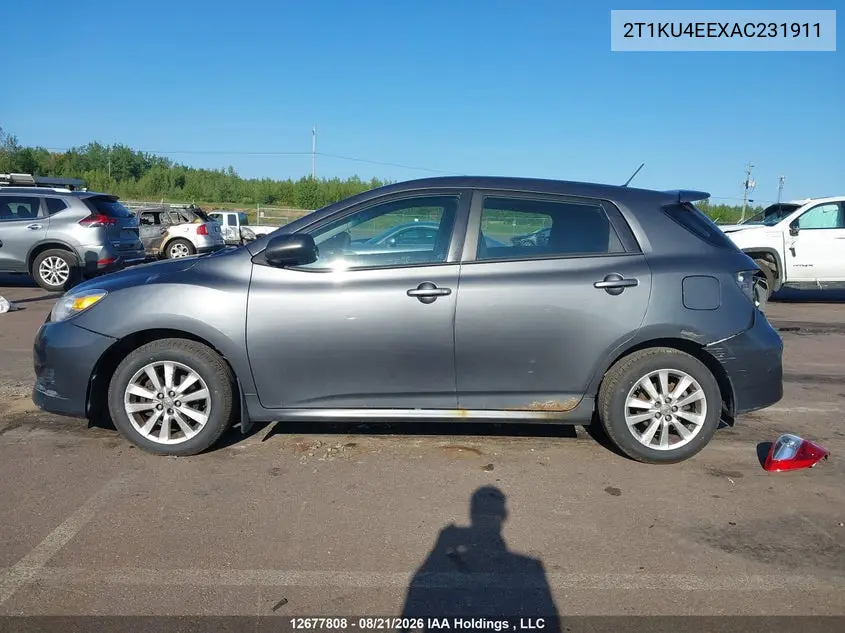 2010 TOYOTA MATRIX VIN 2T1KU4EEXAC231911 — фото 14