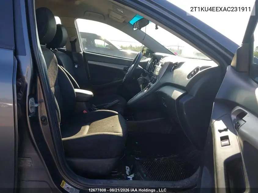 2010 TOYOTA MATRIX VIN 2T1KU4EEXAC231911 — фото 5