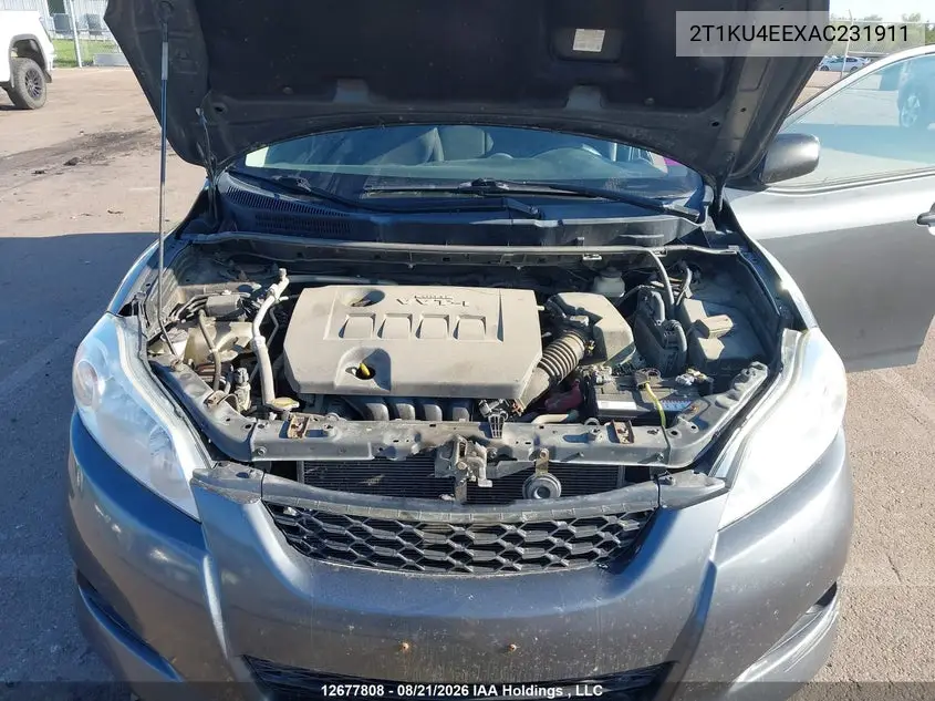 2010 TOYOTA MATRIX VIN 2T1KU4EEXAC231911 — фото 9