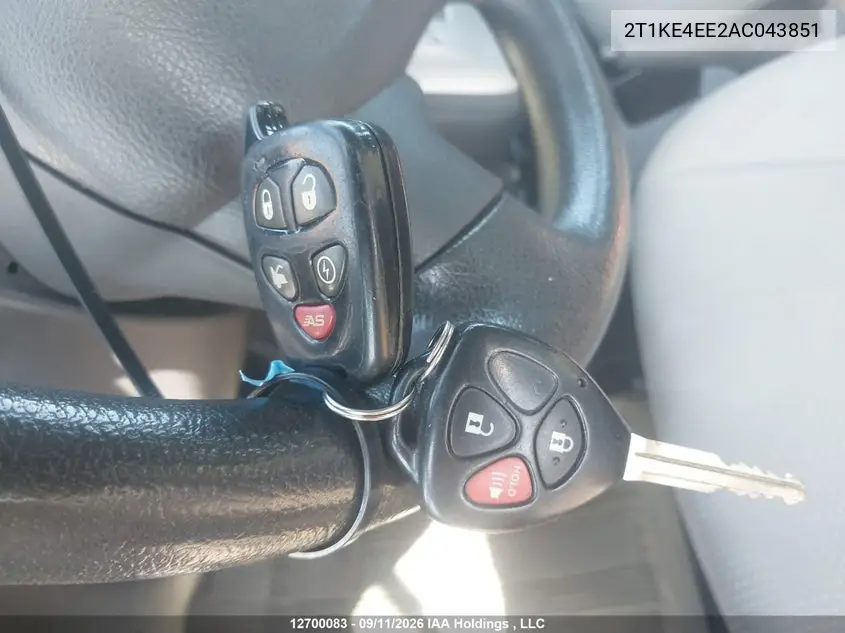 2010 TOYOTA MATRIX VIN 2T1KE4EE2AC043851 — фото 11