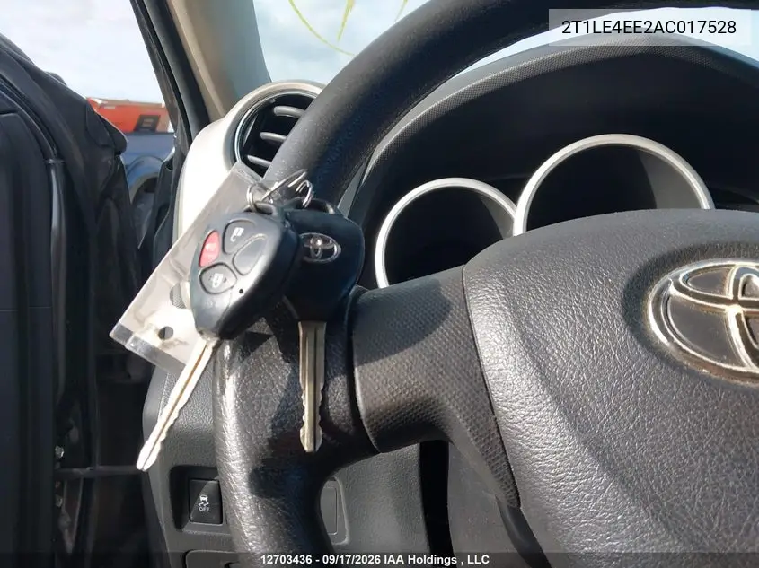 2010 TOYOTA MATRIX VIN 2T1LE4EE2AC017528 — фото 11