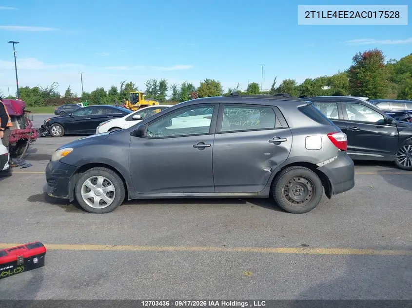 2010 TOYOTA MATRIX VIN 2T1LE4EE2AC017528 — фото 14
