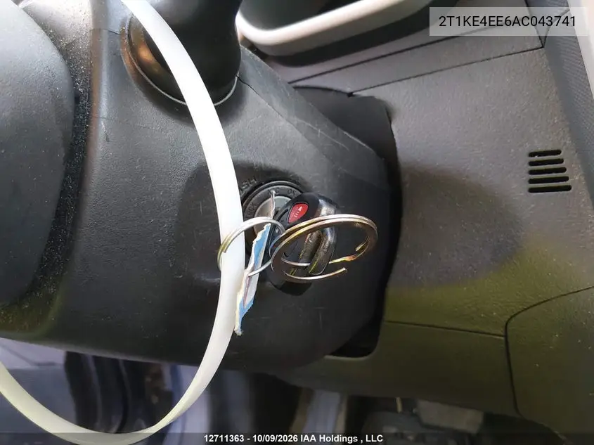 2010 TOYOTA MATRIX VIN 2T1KE4EE6AC043741 — фото 11