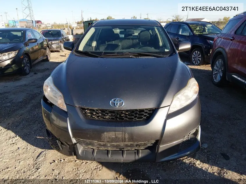 2010 TOYOTA MATRIX VIN 2T1KE4EE6AC043741 — фото 12