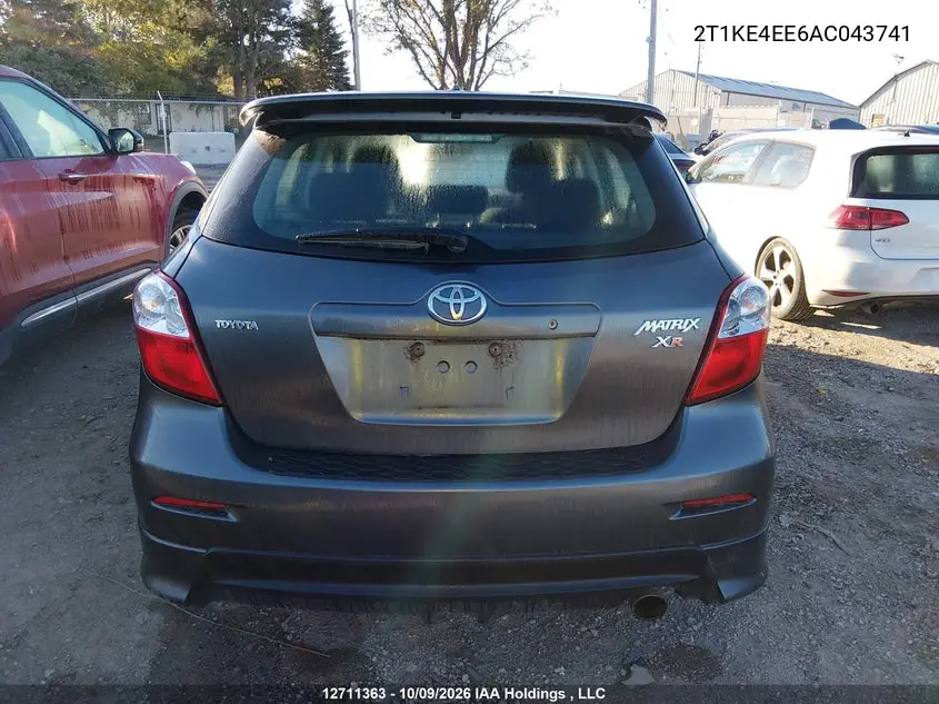 2010 TOYOTA MATRIX VIN 2T1KE4EE6AC043741 — фото 16