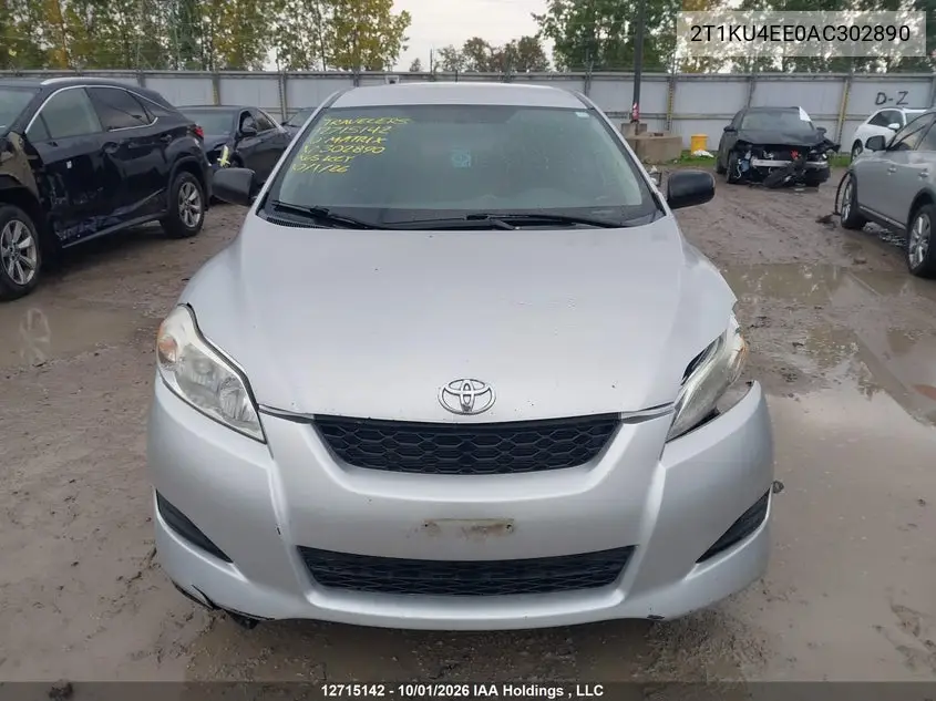2010 TOYOTA MATRIX VIN 2T1KU4EE0AC302890 — фото 13