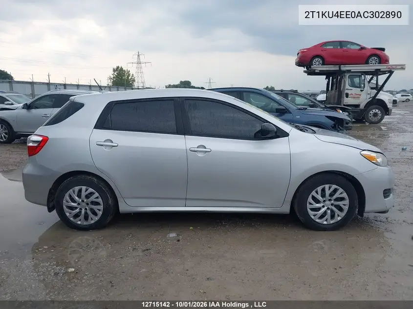 2010 TOYOTA MATRIX VIN 2T1KU4EE0AC302890 — фото 14