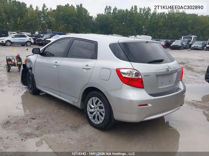 2010 TOYOTA MATRIX VIN 2T1KU4EE0AC302890 — фото 3