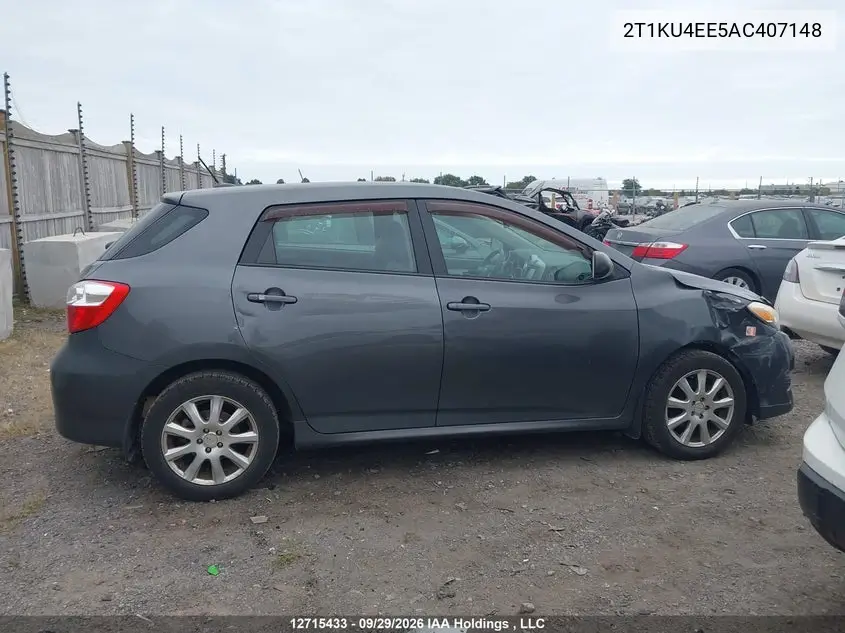2010 TOYOTA MATRIX VIN 2T1KU4EE5AC407148 — фото 13