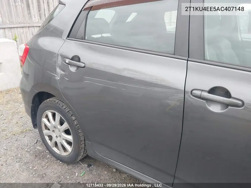2010 TOYOTA MATRIX VIN 2T1KU4EE5AC407148 — фото 19