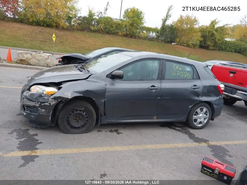 2010 TOYOTA MATRIX VIN 2T1KU4EE8AC465285 — фото 13