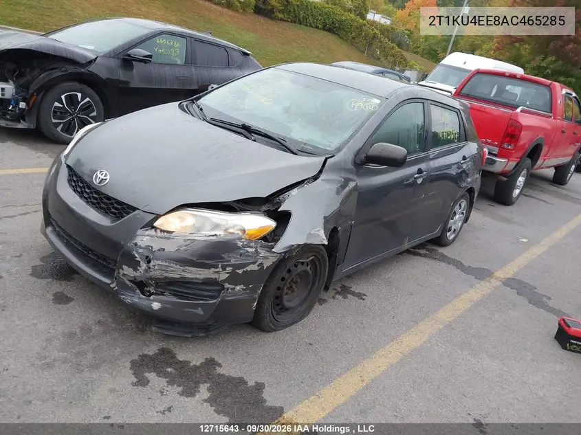 2010 TOYOTA MATRIX VIN 2T1KU4EE8AC465285 — фото 2