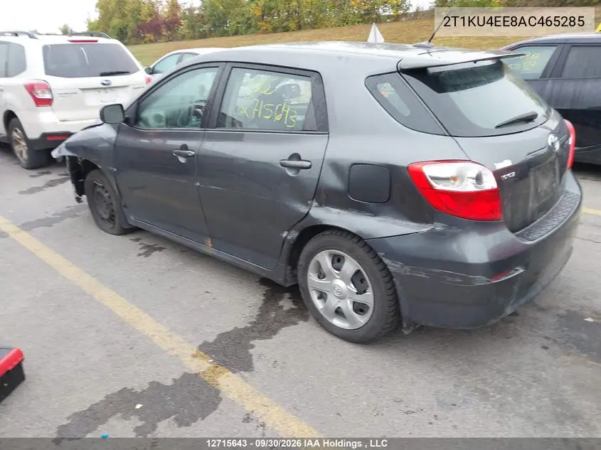 2010 TOYOTA MATRIX VIN 2T1KU4EE8AC465285 — фото 3