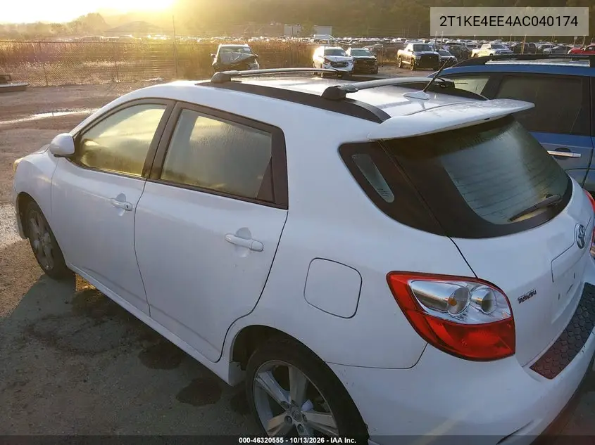 2010 TOYOTA MATRIX VIN 2T1KE4EE4AC040174 — фото 3