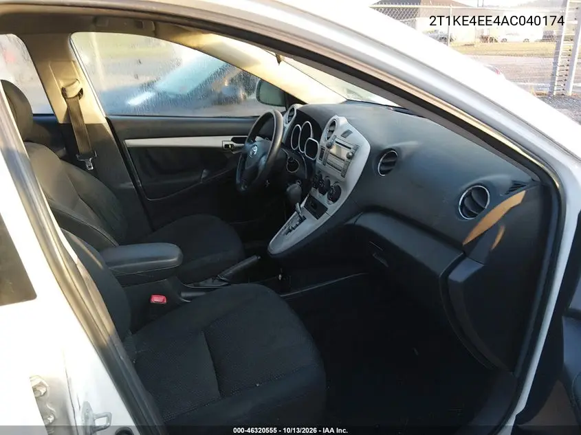 2010 TOYOTA MATRIX VIN 2T1KE4EE4AC040174 — фото 5