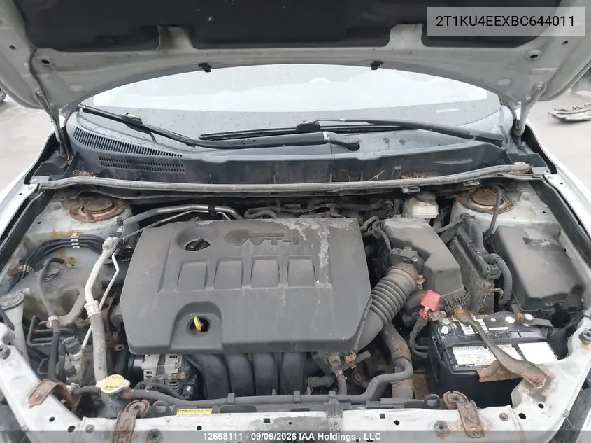 2011 TOYOTA MATRIX VIN 2T1KU4EEXBC644011 — фото 10