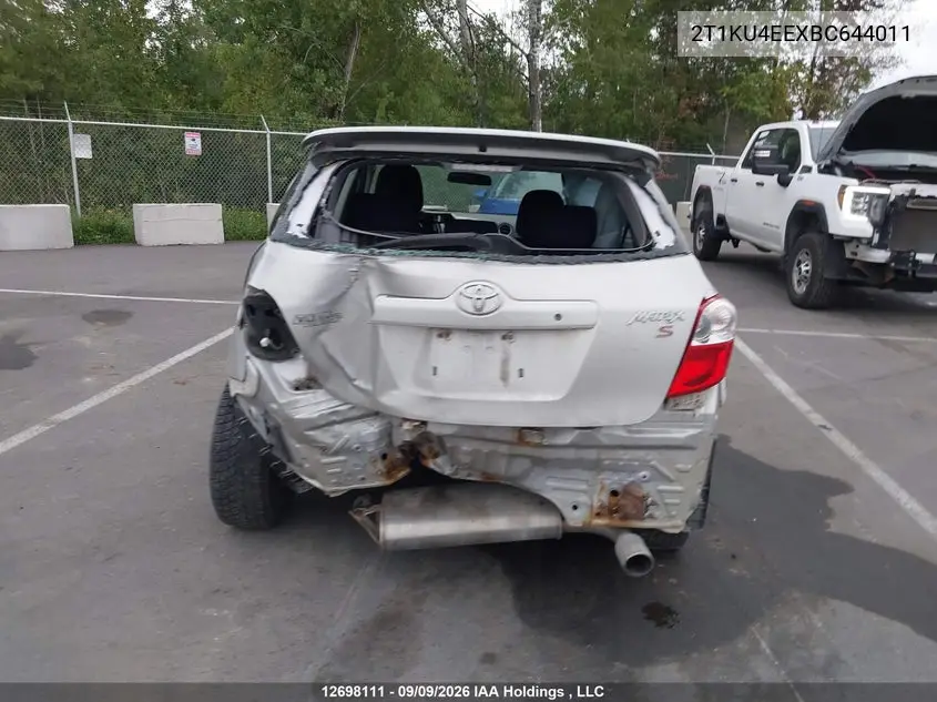 2011 TOYOTA MATRIX VIN 2T1KU4EEXBC644011 — фото 17