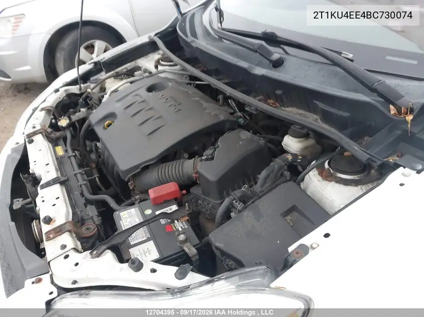 2011 TOYOTA MATRIX VIN 2T1KU4EE4BC730074 — фото 10