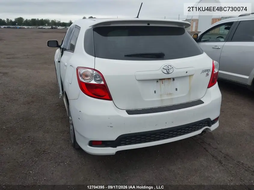 2011 TOYOTA MATRIX VIN 2T1KU4EE4BC730074 — фото 3