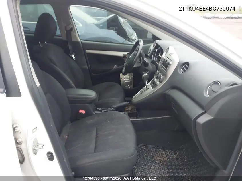 2011 TOYOTA MATRIX VIN 2T1KU4EE4BC730074 — фото 5