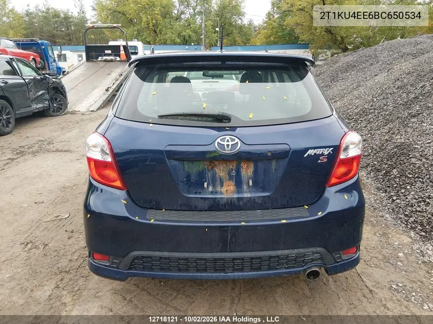 2011 TOYOTA MATRIX VIN 2T1KU4EE6BC650534 — фото 16