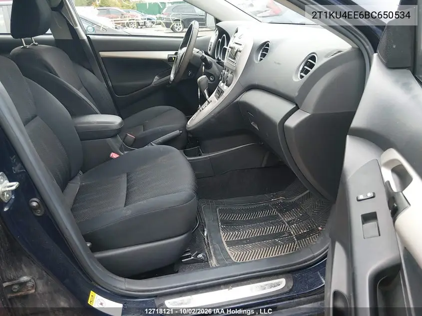 2011 TOYOTA MATRIX VIN 2T1KU4EE6BC650534 — фото 5