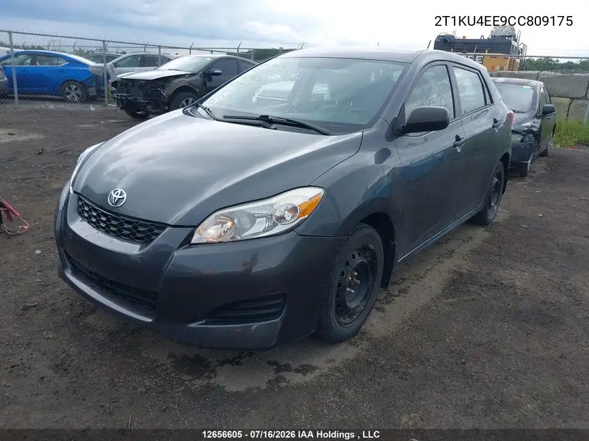 2012 TOYOTA MATRIX VIN 2T1KU4EE9CC809175 — фото 2