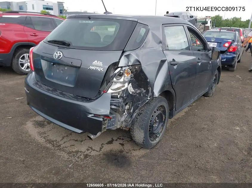 2012 TOYOTA MATRIX VIN 2T1KU4EE9CC809175 — фото 4