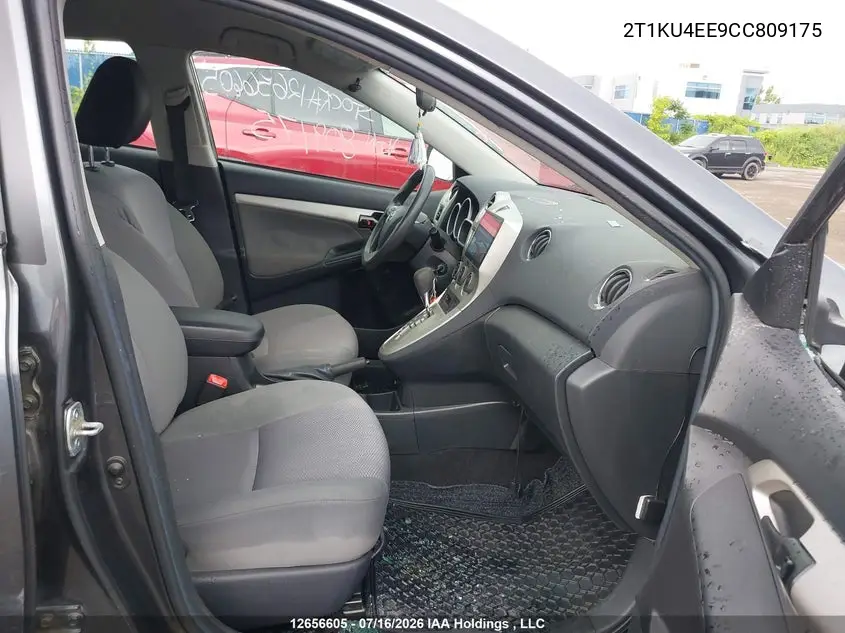 2012 TOYOTA MATRIX VIN 2T1KU4EE9CC809175 — фото 5