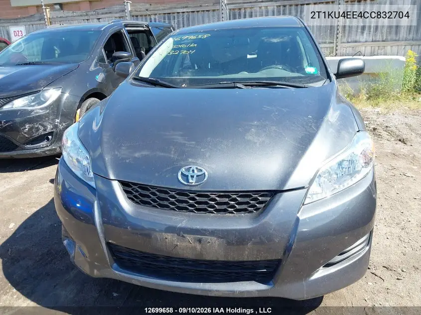 2012 TOYOTA MATRIX VIN 2T1KU4EE4CC832704 — фото 12
